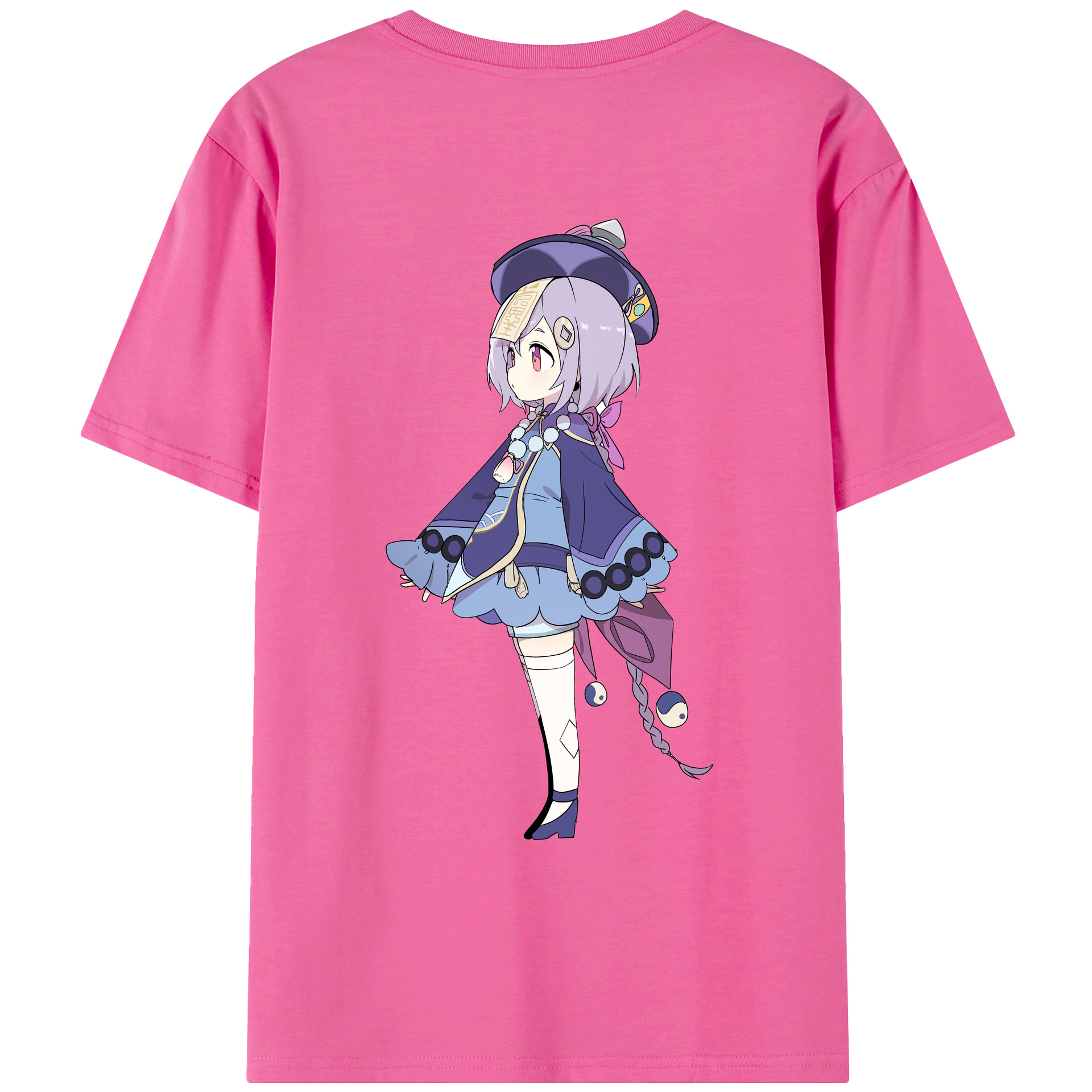 げんし神 七七 なな  genshin Nana レディース半袖Tシャツ(バックプリント)
